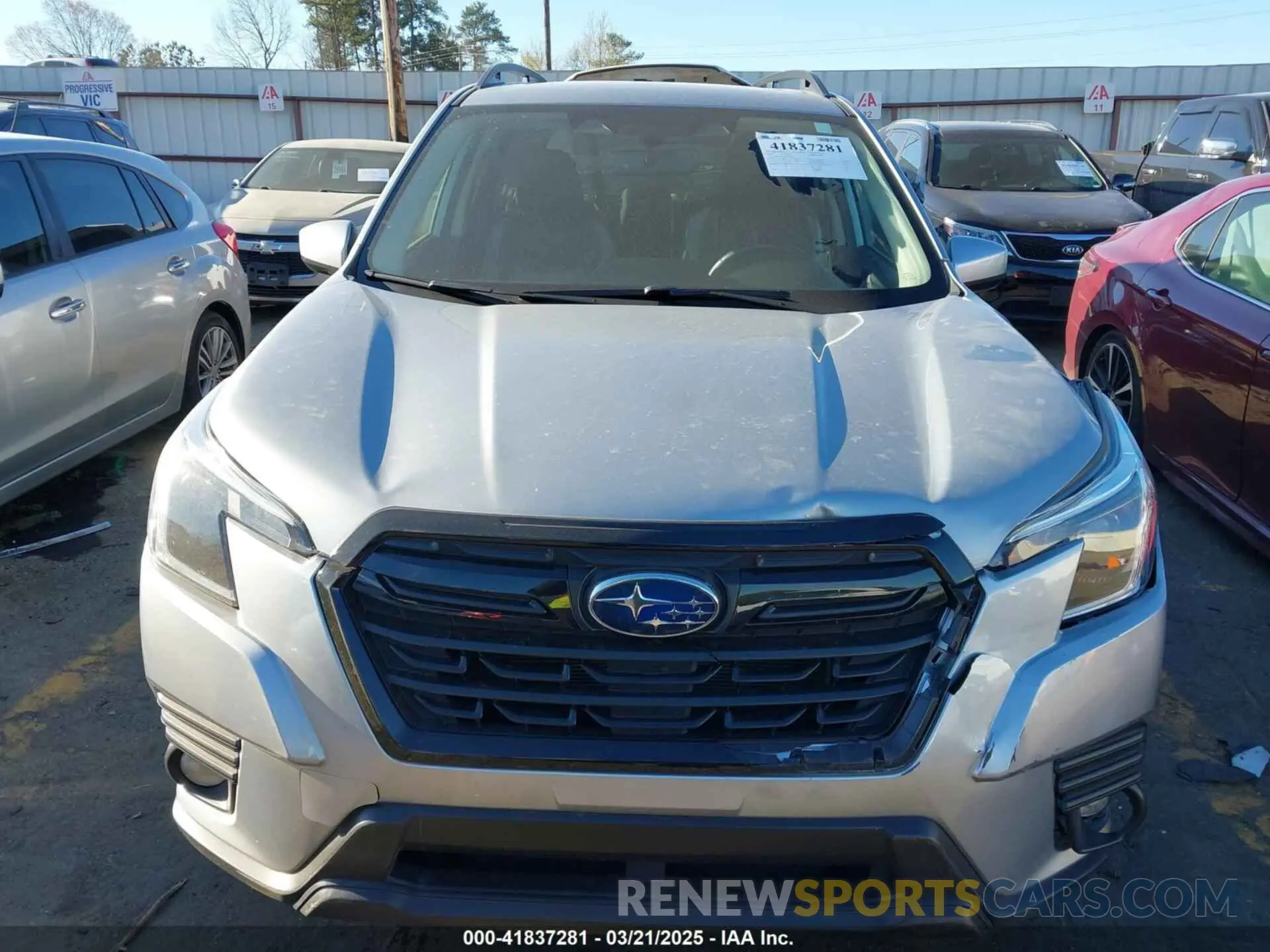 11 fotografías del automóvil dañado JF2SKADC1PH496825 SUBARU FORESTER 2023