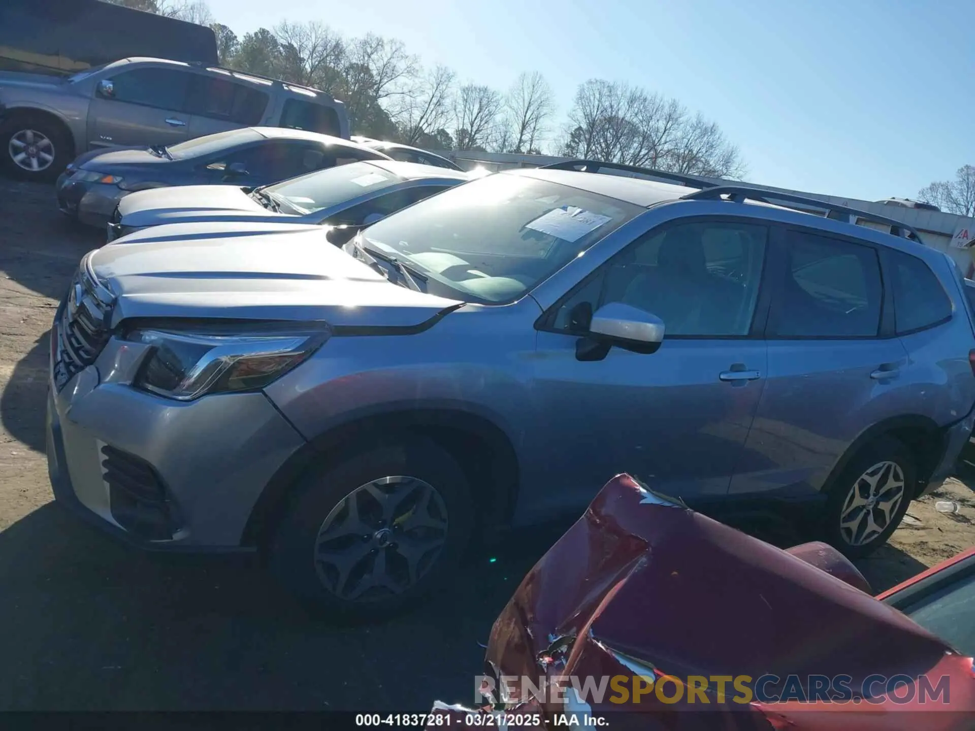 13 fotografías del automóvil dañado JF2SKADC1PH496825 SUBARU FORESTER 2023