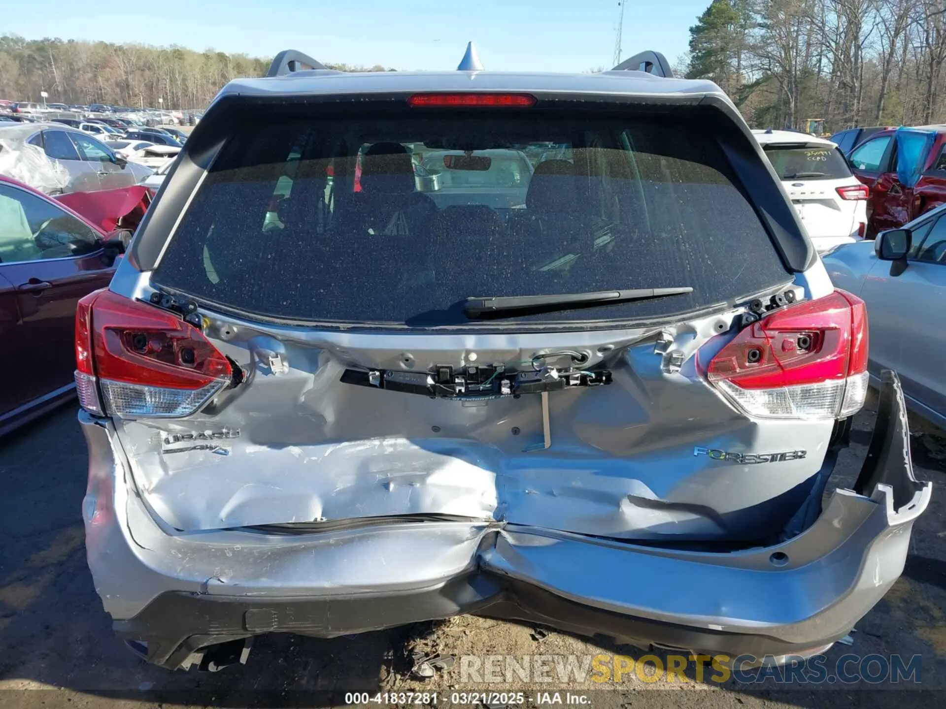 15 fotografías del automóvil dañado JF2SKADC1PH496825 SUBARU FORESTER 2023
