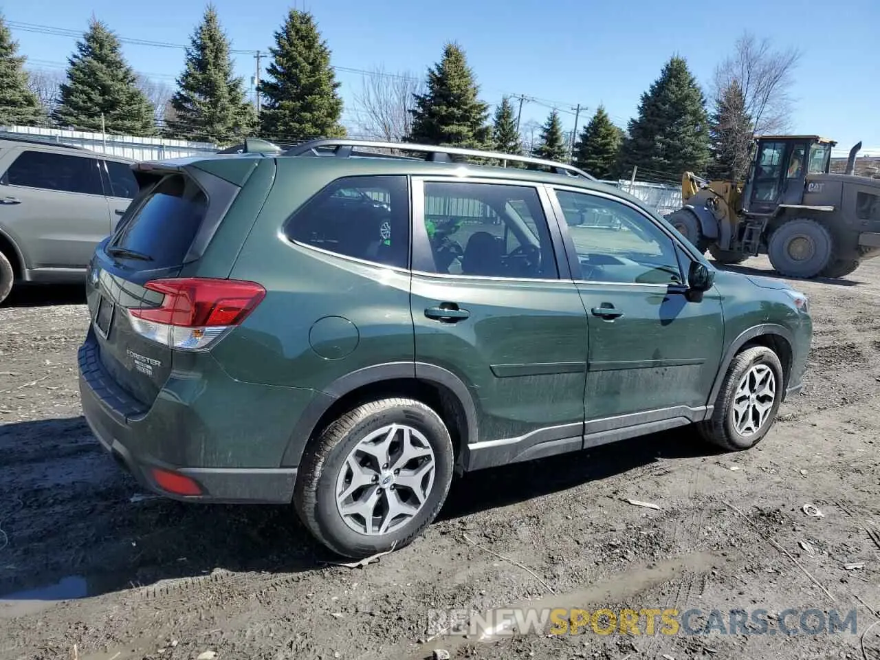 3 fotografías del automóvil dañado JF2SKADC1PH512800 SUBARU FORESTER 2023