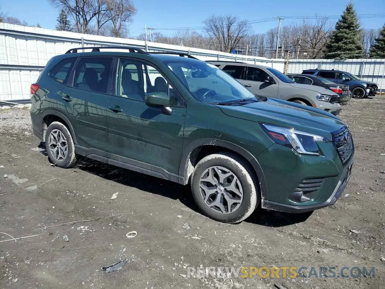 4 fotografías del automóvil dañado JF2SKADC1PH512800 SUBARU FORESTER 2023