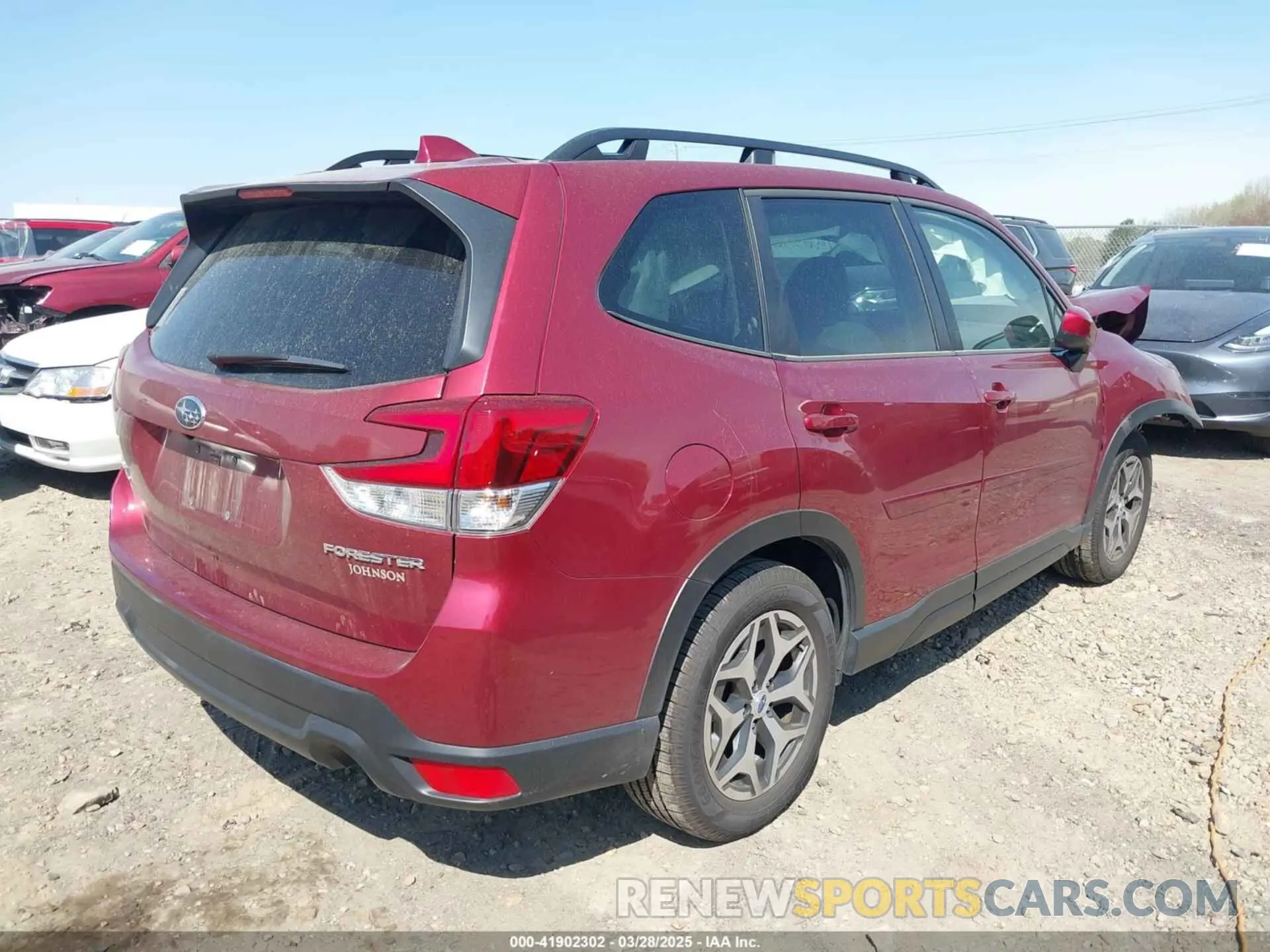 4 fotografías del automóvil dañado JF2SKADC4PH421892 SUBARU FORESTER 2023