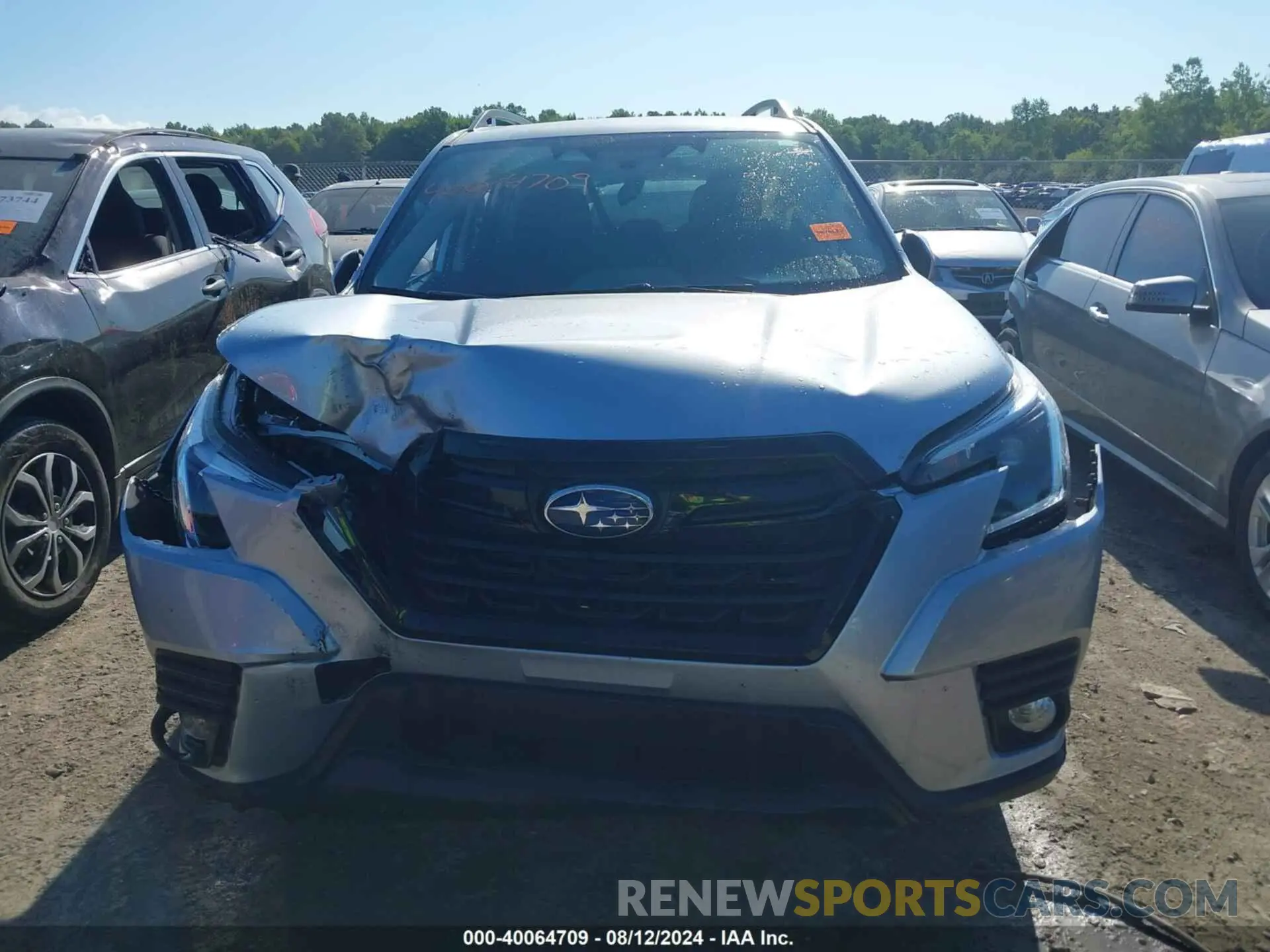 12 fotografías del automóvil dañado JF2SKADC5PH501170 SUBARU FORESTER 2023