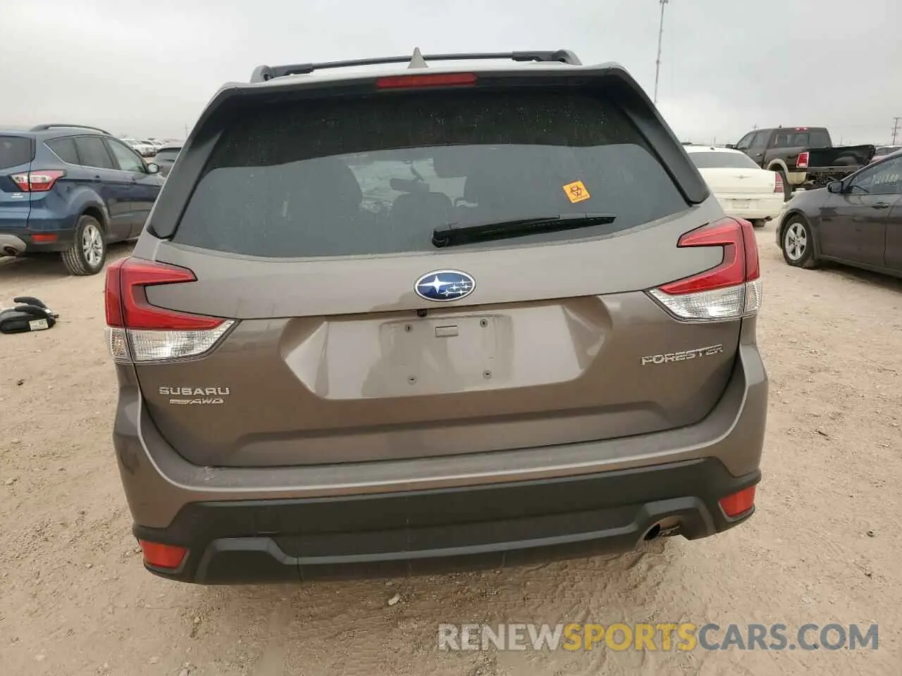 6 fotografías del automóvil dañado JF2SKADC6PH485092 SUBARU FORESTER 2023