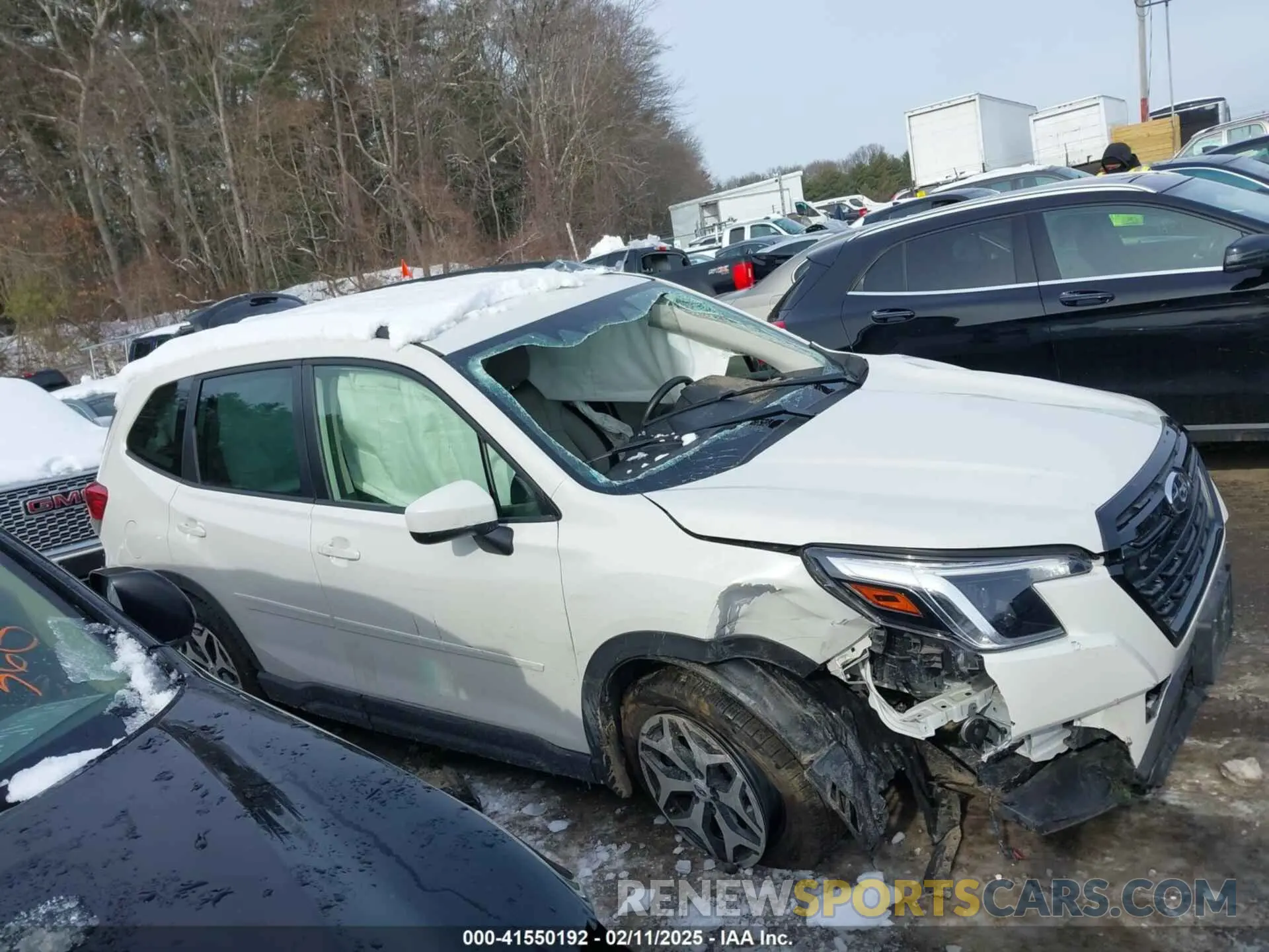13 fotografías del automóvil dañado JF2SKAEC0PH418390 SUBARU FORESTER 2023