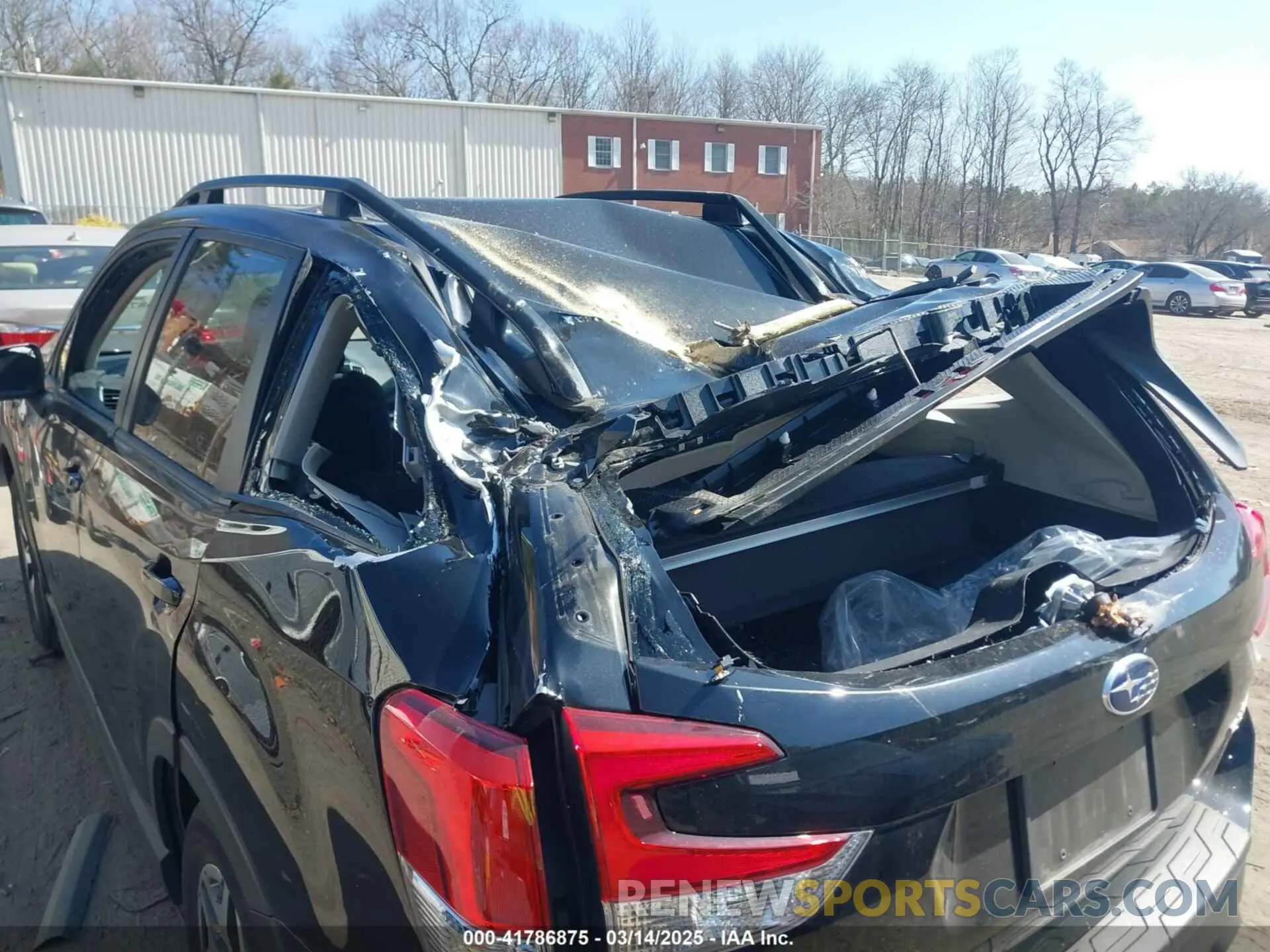 6 fotografías del automóvil dañado JF2SKAEC4PH408493 SUBARU FORESTER 2023