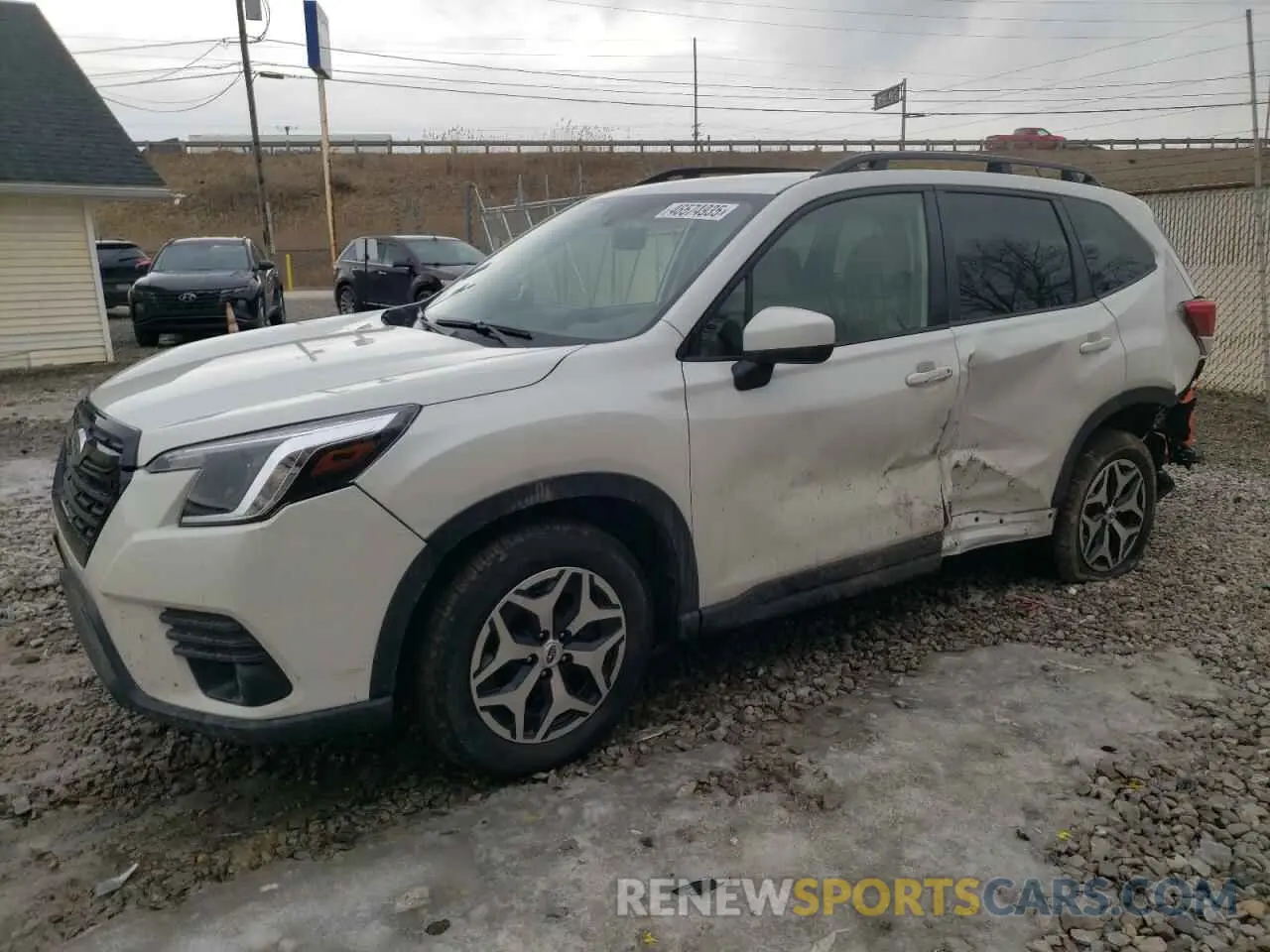 1 fotografías del automóvil dañado JF2SKAEC7PH474987 SUBARU FORESTER 2023