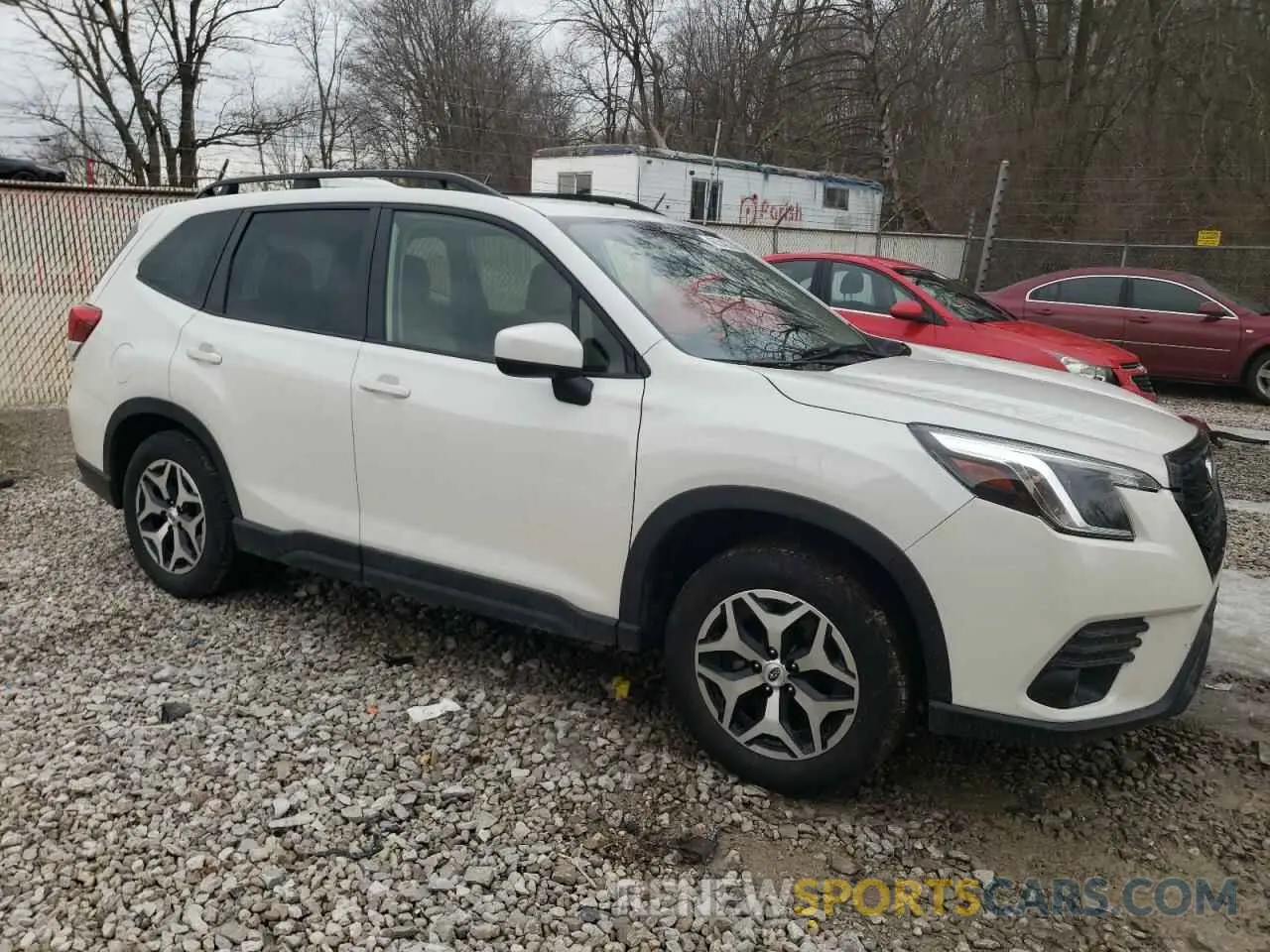 4 fotografías del automóvil dañado JF2SKAEC7PH474987 SUBARU FORESTER 2023