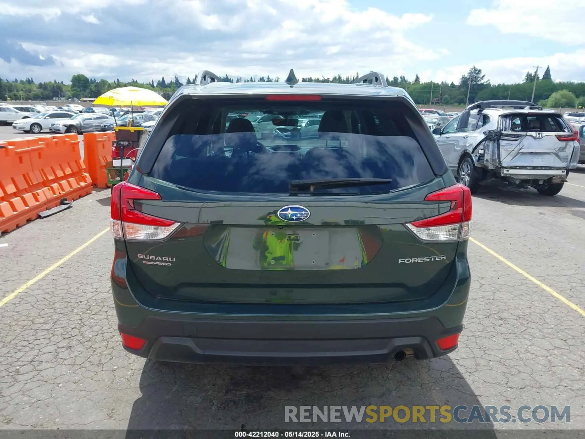 16 fotografías del automóvil dañado JF2SKAEC8PH535960 SUBARU FORESTER 2023