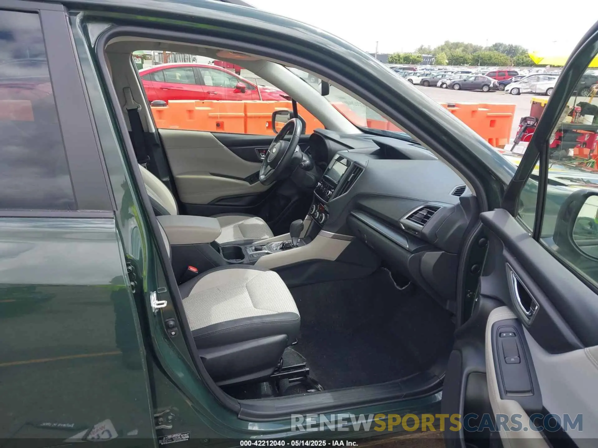 5 fotografías del automóvil dañado JF2SKAEC8PH535960 SUBARU FORESTER 2023