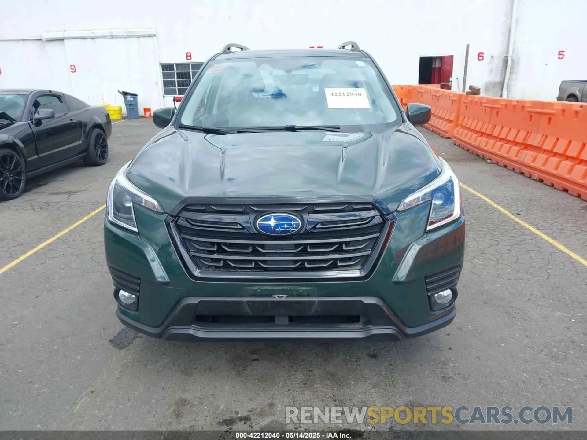 6 fotografías del automóvil dañado JF2SKAEC8PH535960 SUBARU FORESTER 2023