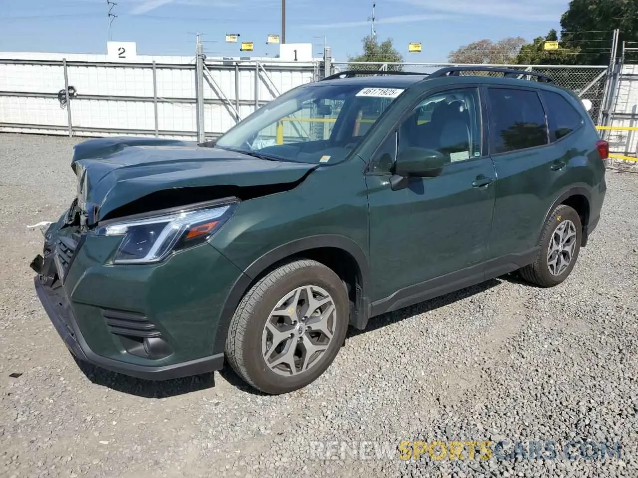 1 fotografías del automóvil dañado JF2SKAECXPH533143 SUBARU FORESTER 2023