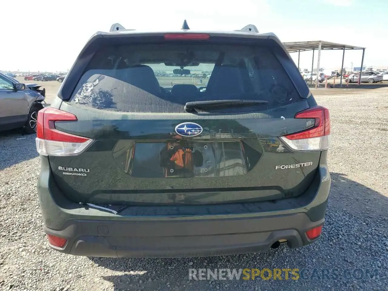 6 fotografías del automóvil dañado JF2SKAECXPH533143 SUBARU FORESTER 2023