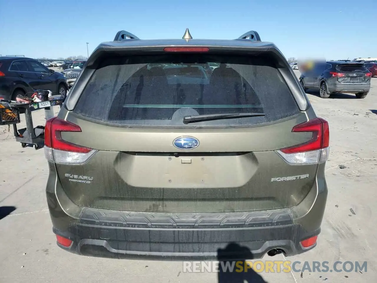 6 fotografías del automóvil dañado JF2SKAECXPH535619 SUBARU FORESTER 2023