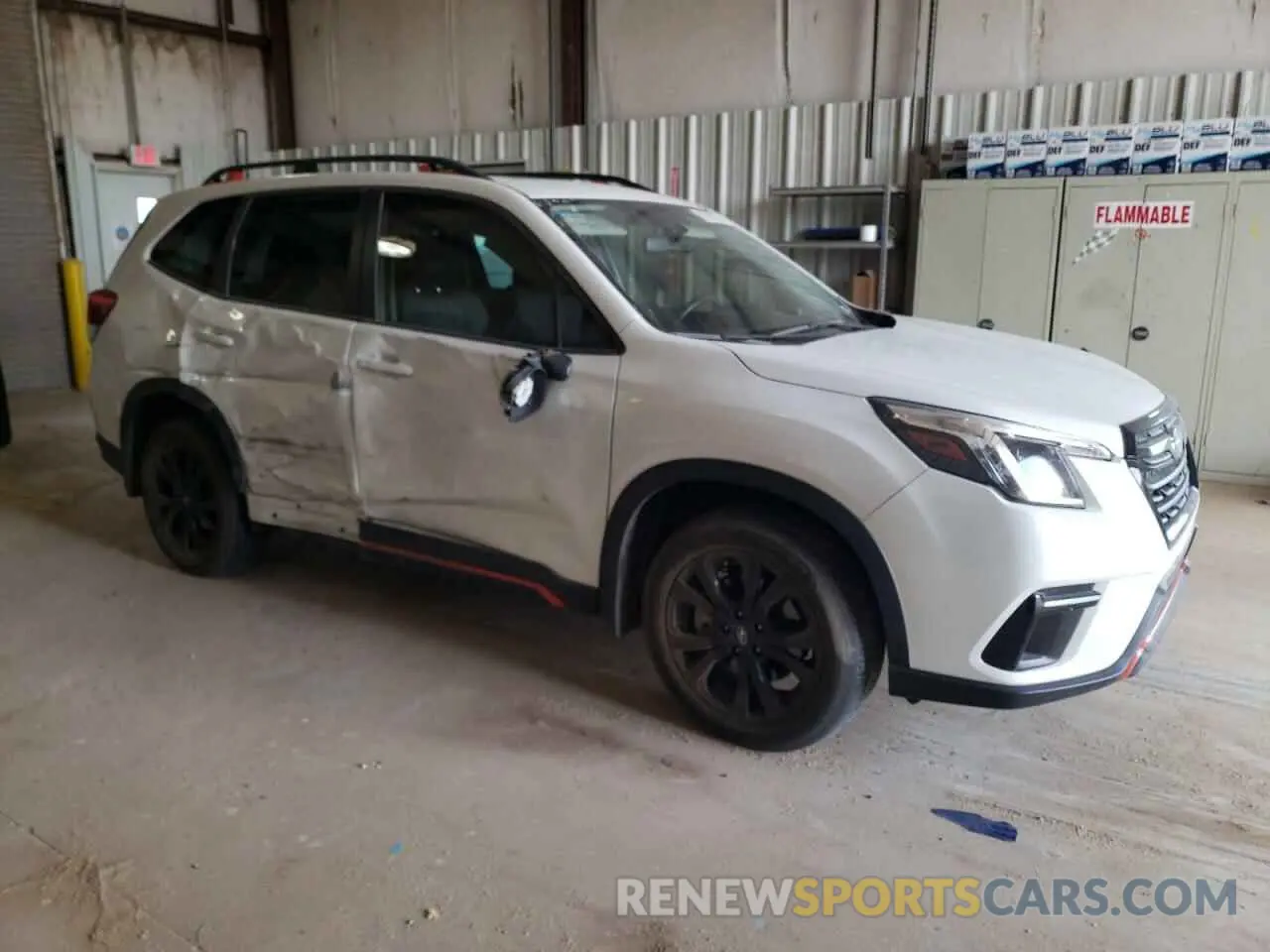 4 fotografías del automóvil dañado JF2SKAGC1PH523551 SUBARU FORESTER 2023