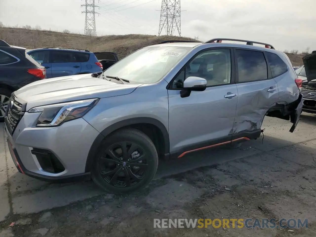1 fotografías del automóvil dañado JF2SKAGC6PH510827 SUBARU FORESTER 2023