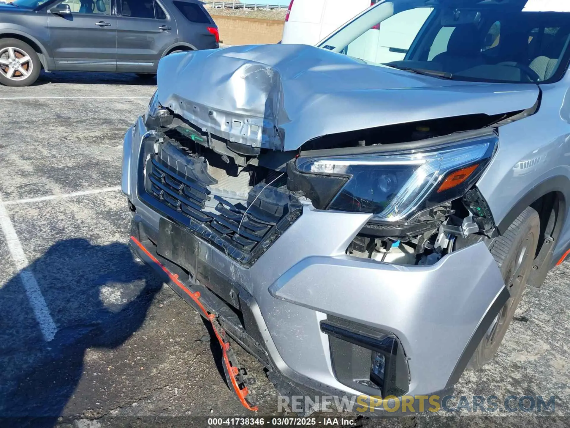 6 fotografías del automóvil dañado JF2SKAJC4PH418382 SUBARU FORESTER 2023