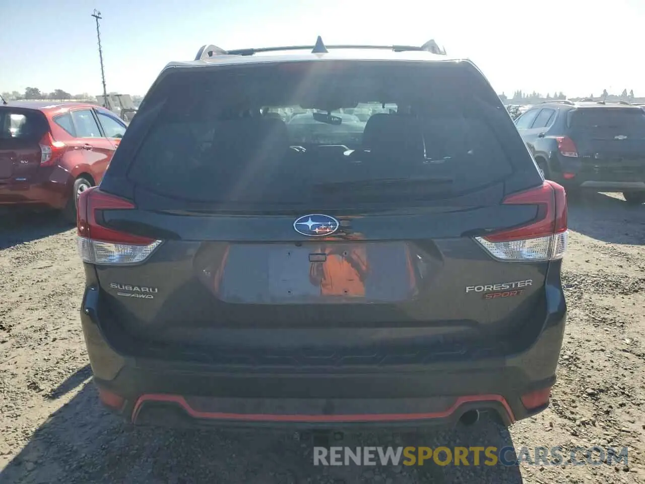6 fotografías del automóvil dañado JF2SKAJC7PH466135 SUBARU FORESTER 2023