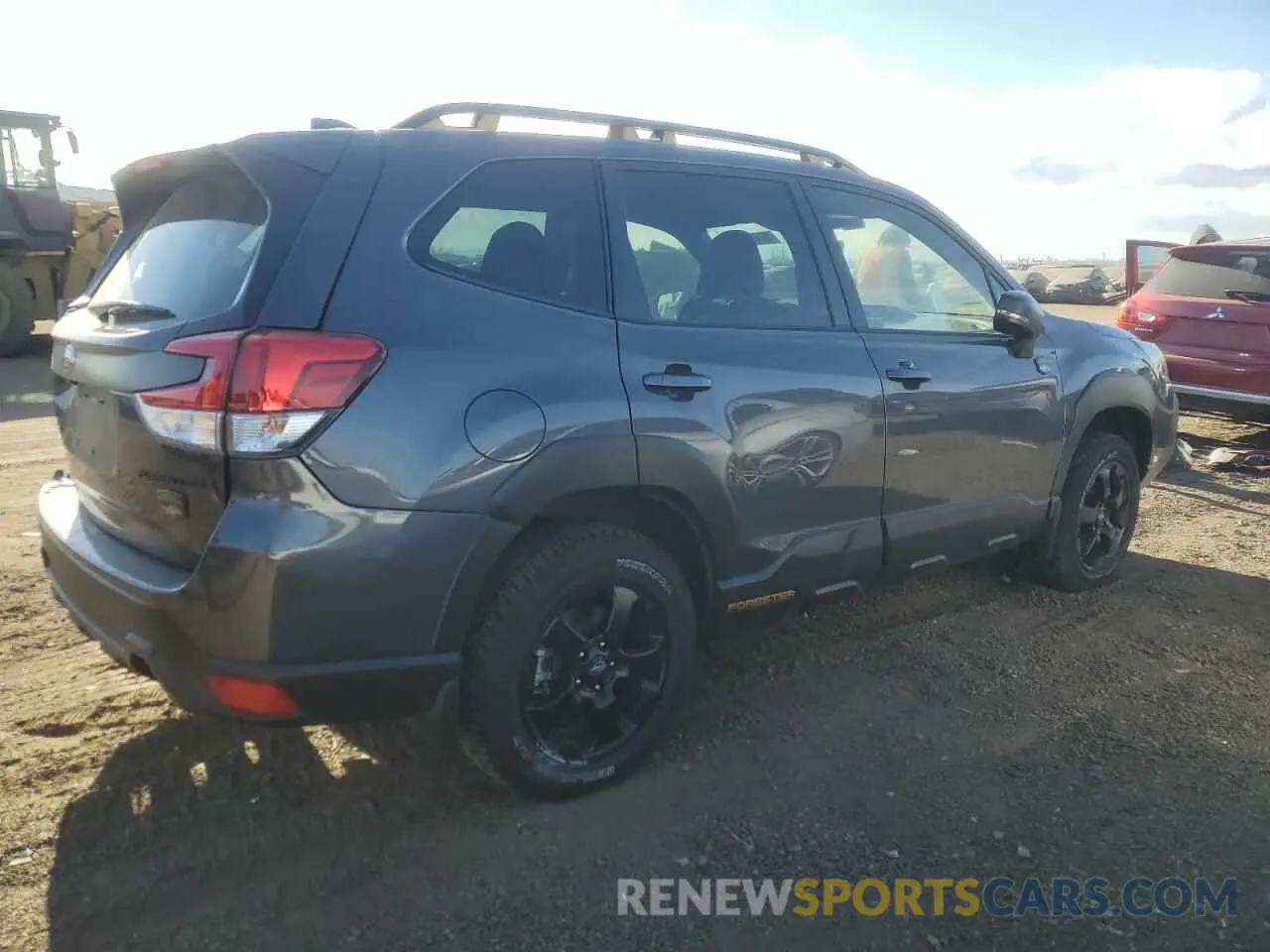 3 fotografías del automóvil dañado JF2SKALC9PH494581 SUBARU FORESTER 2023