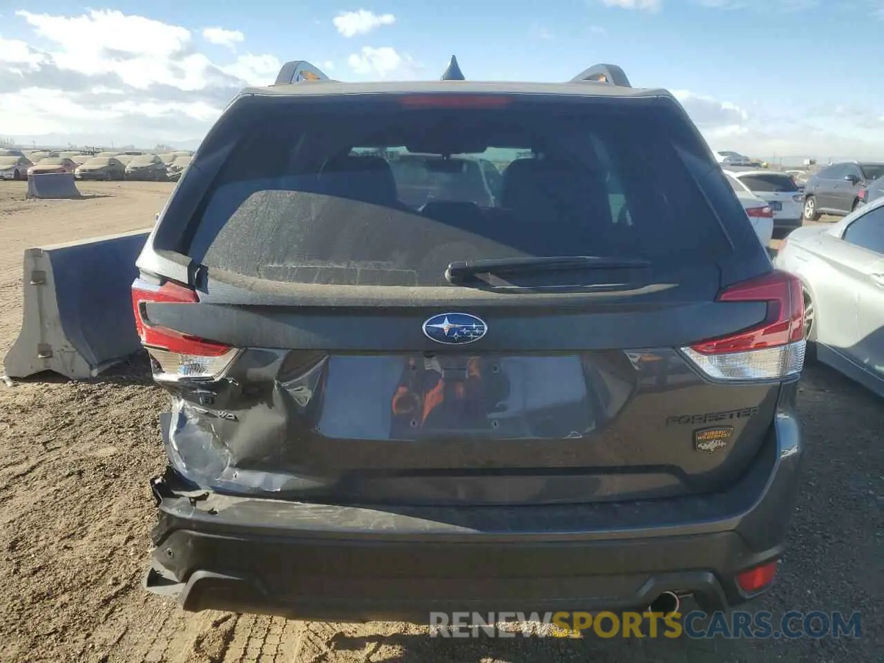 6 fotografías del automóvil dañado JF2SKALC9PH494581 SUBARU FORESTER 2023