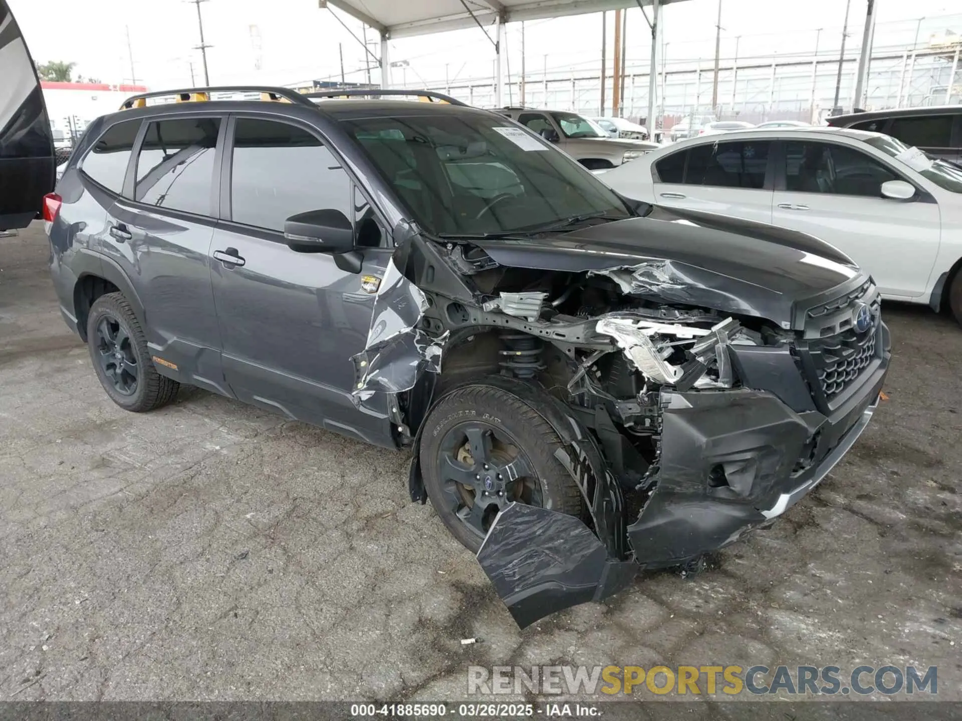1 fotografías del automóvil dañado JF2SKAMC4PH412075 SUBARU FORESTER 2023