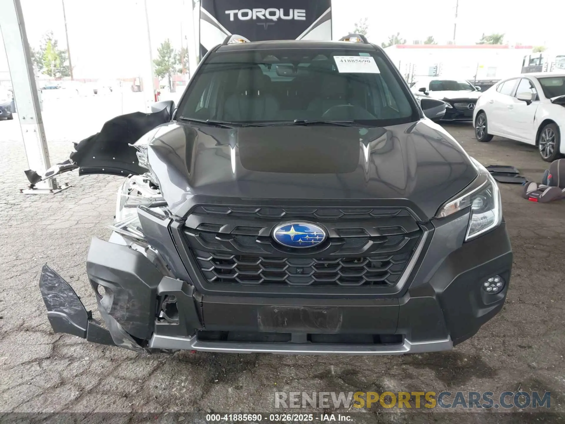 6 fotografías del automóvil dañado JF2SKAMC4PH412075 SUBARU FORESTER 2023