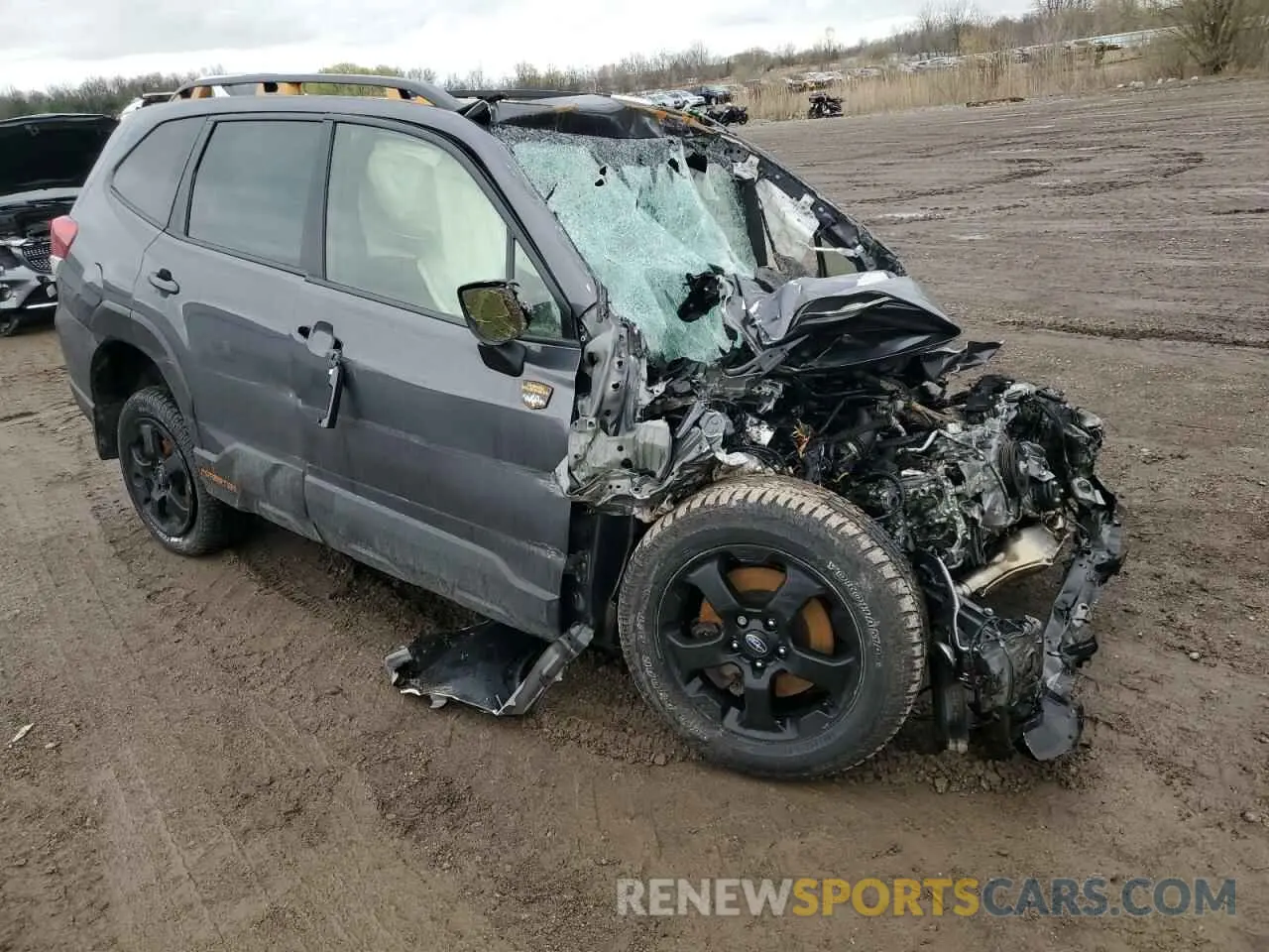 4 fotografías del automóvil dañado JF2SKAMC4PH496317 SUBARU FORESTER 2023