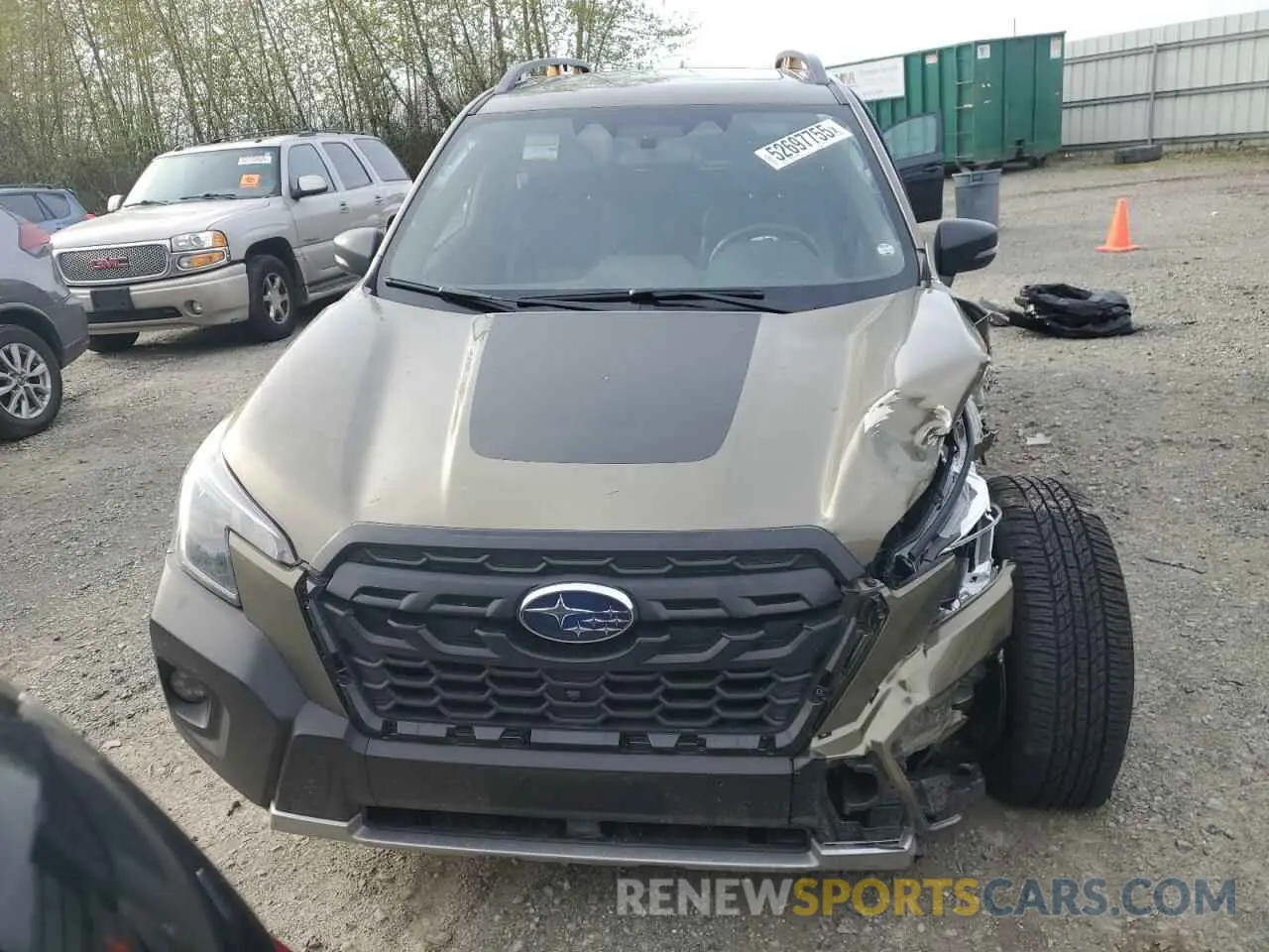 5 fotografías del automóvil dañado JF2SKAMC6PH438886 SUBARU FORESTER 2023
