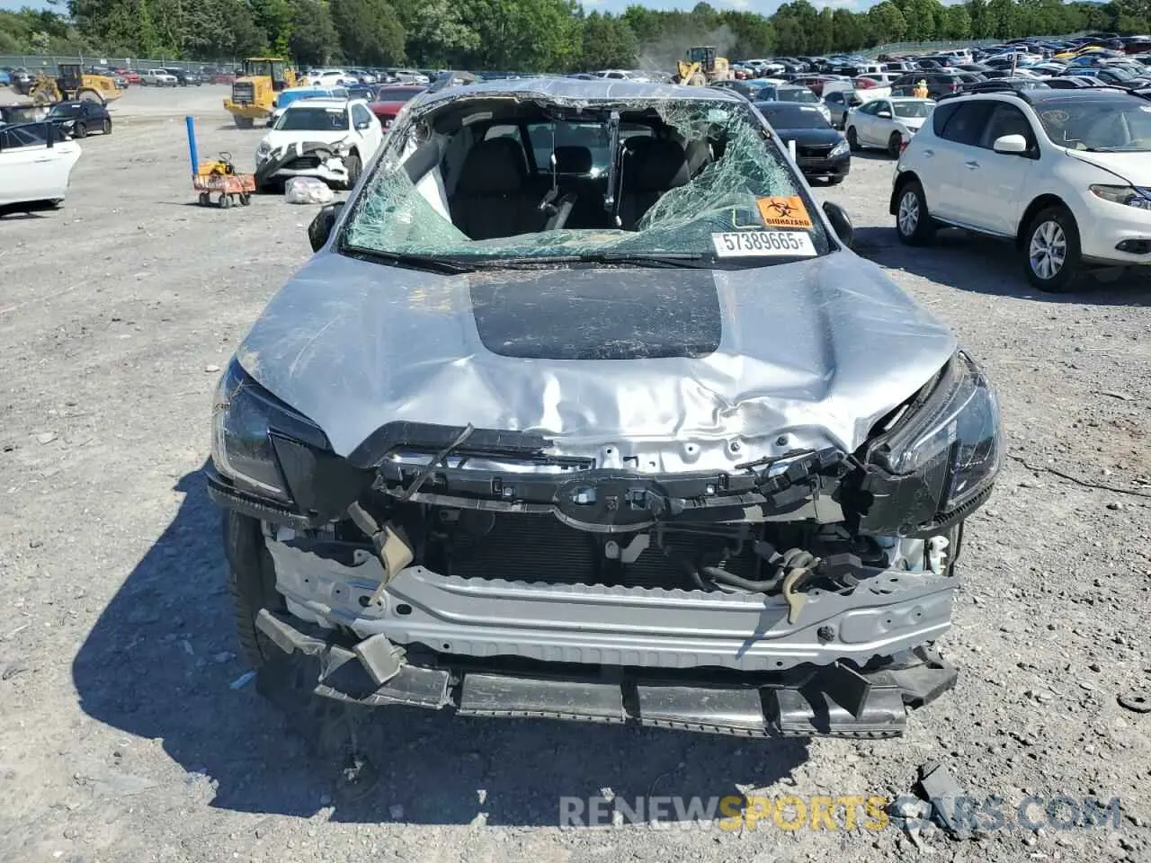 5 fotografías del automóvil dañado JF2SKAMC7PH539483 SUBARU FORESTER 2023