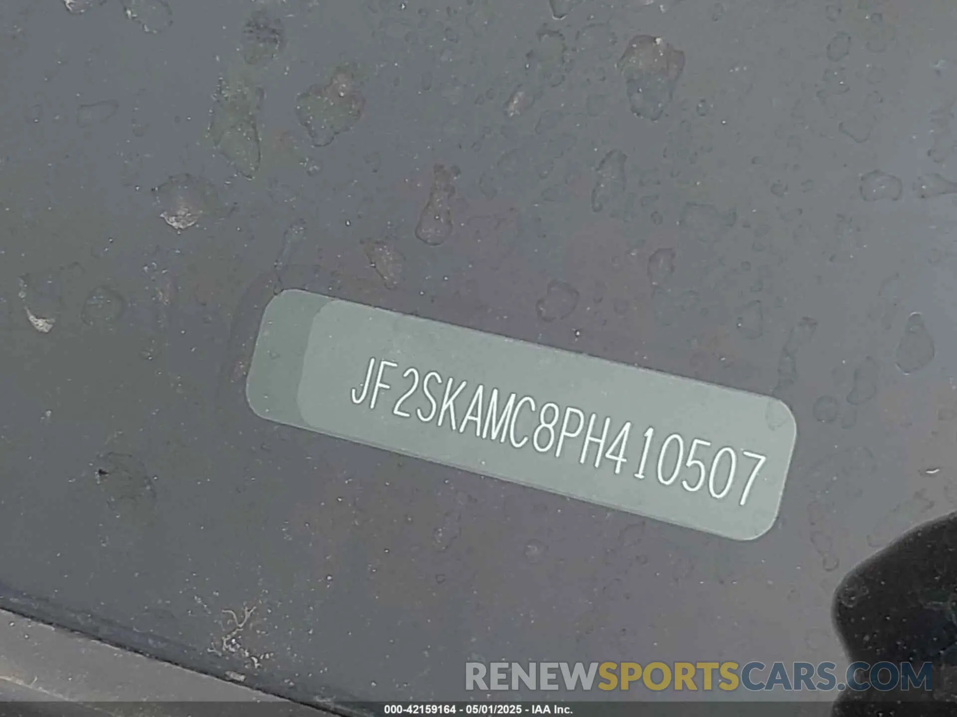 18 fotografías del automóvil dañado JF2SKAMC8PH410507 SUBARU FORESTER 2023