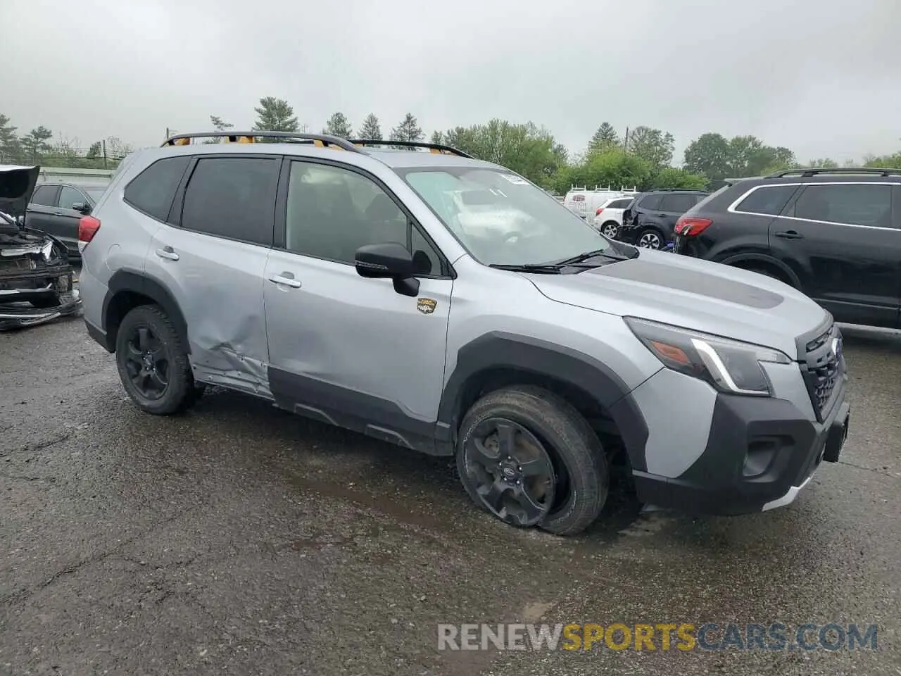 4 fotografías del automóvil dañado JF2SKAMC8PH436041 SUBARU FORESTER 2023