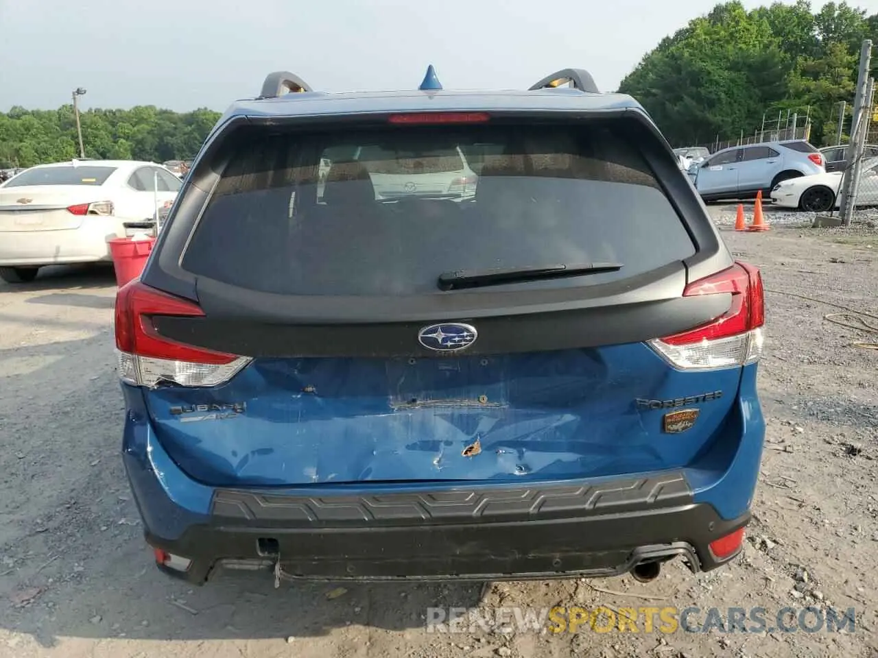 6 fotografías del automóvil dañado JF2SKAMC9PH407311 SUBARU FORESTER 2023