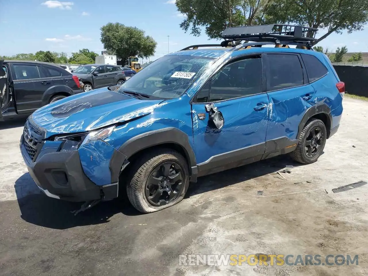 1 fotografías del automóvil dañado JF2SKAMCXPH480574 SUBARU FORESTER 2023