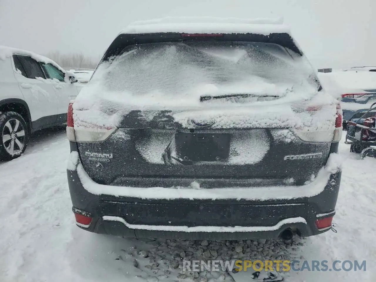 6 fotografías del automóvil dañado JF2SKANC1PH424425 SUBARU FORESTER 2023