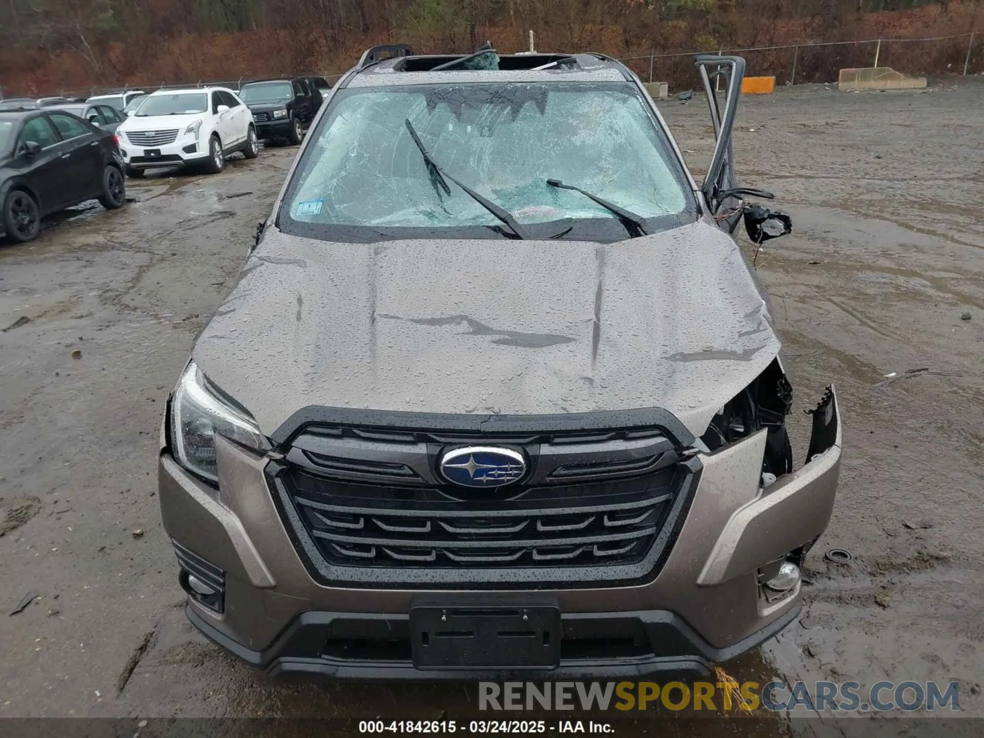 6 fotografías del automóvil dañado JF2SKANC2PH508866 SUBARU FORESTER 2023