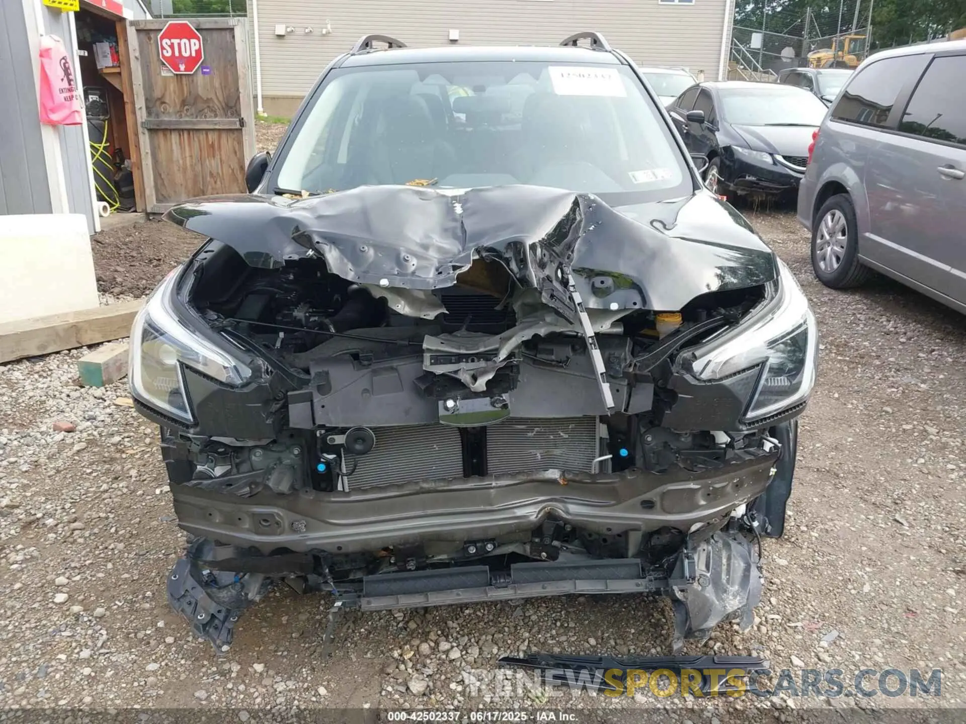 12 fotografías del automóvil dañado JF2SKAPC0PH517420 SUBARU FORESTER 2023