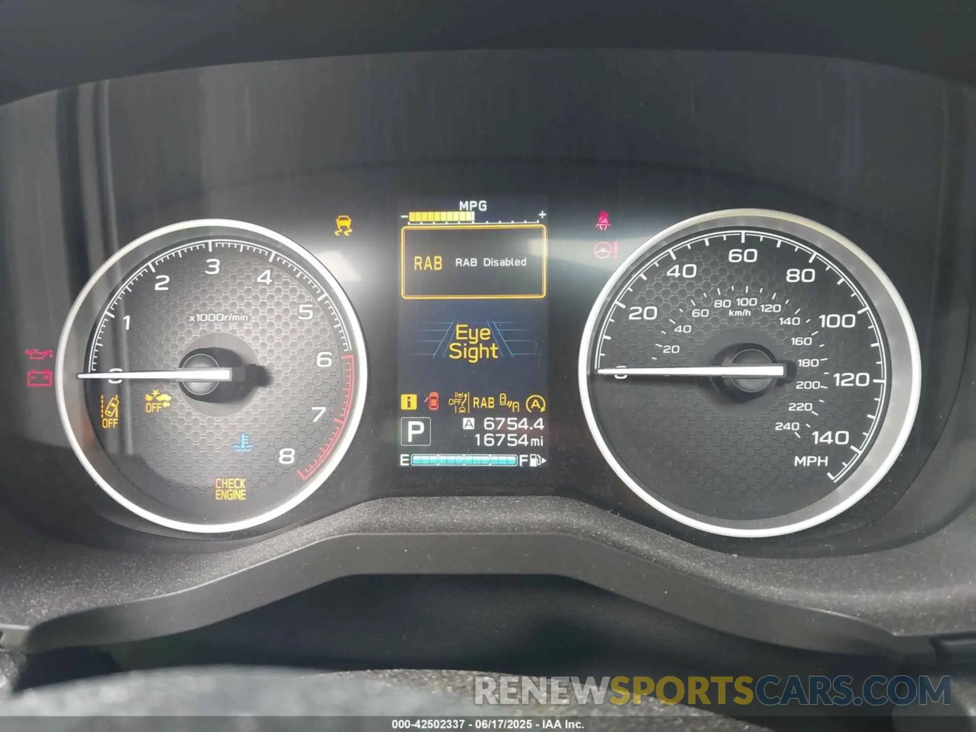 7 fotografías del automóvil dañado JF2SKAPC0PH517420 SUBARU FORESTER 2023