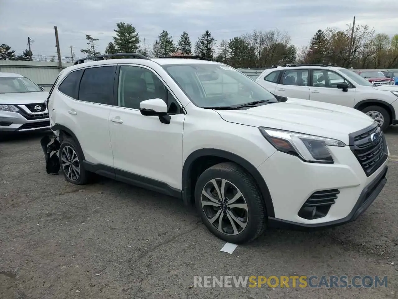 4 fotografías del automóvil dañado JF2SKAPC2PH512932 SUBARU FORESTER 2023