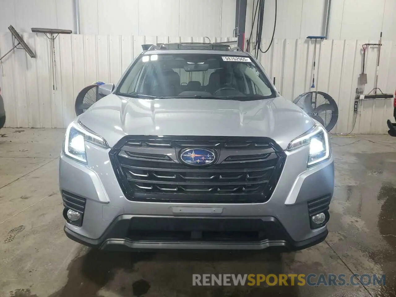 5 fotografías del automóvil dañado JF2SKAPC3PH404609 SUBARU FORESTER 2023
