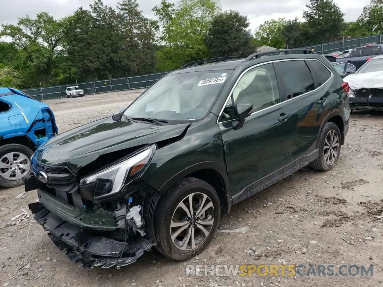1 fotografías del automóvil dañado JF2SKAPC4PH447694 SUBARU FORESTER 2023
