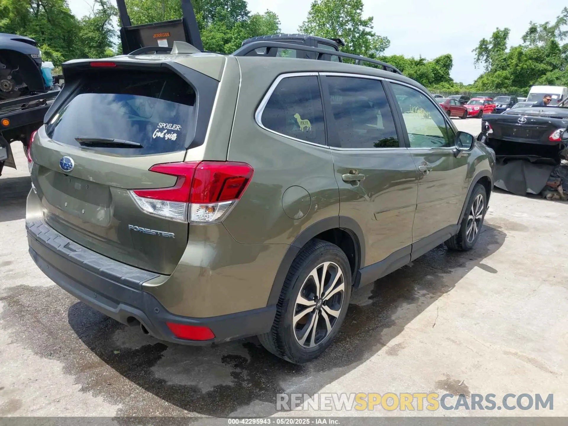 4 fotografías del automóvil dañado JF2SKAPC5PH546797 SUBARU FORESTER 2023