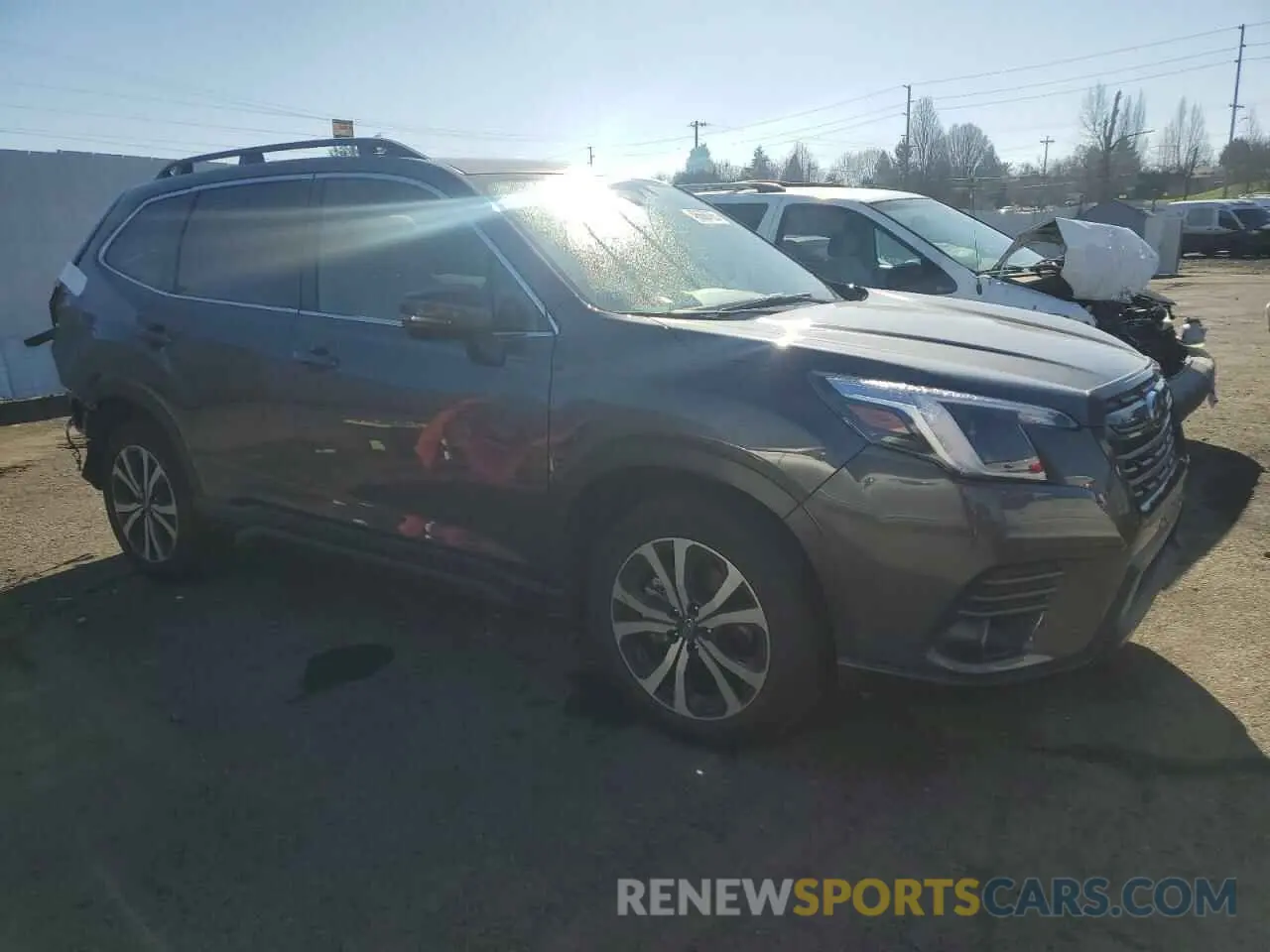 4 fotografías del automóvil dañado JF2SKAPC6PH498047 SUBARU FORESTER 2023