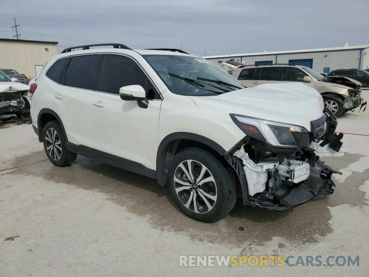4 fotografías del automóvil dañado JF2SKAPC6PH540054 SUBARU FORESTER 2023