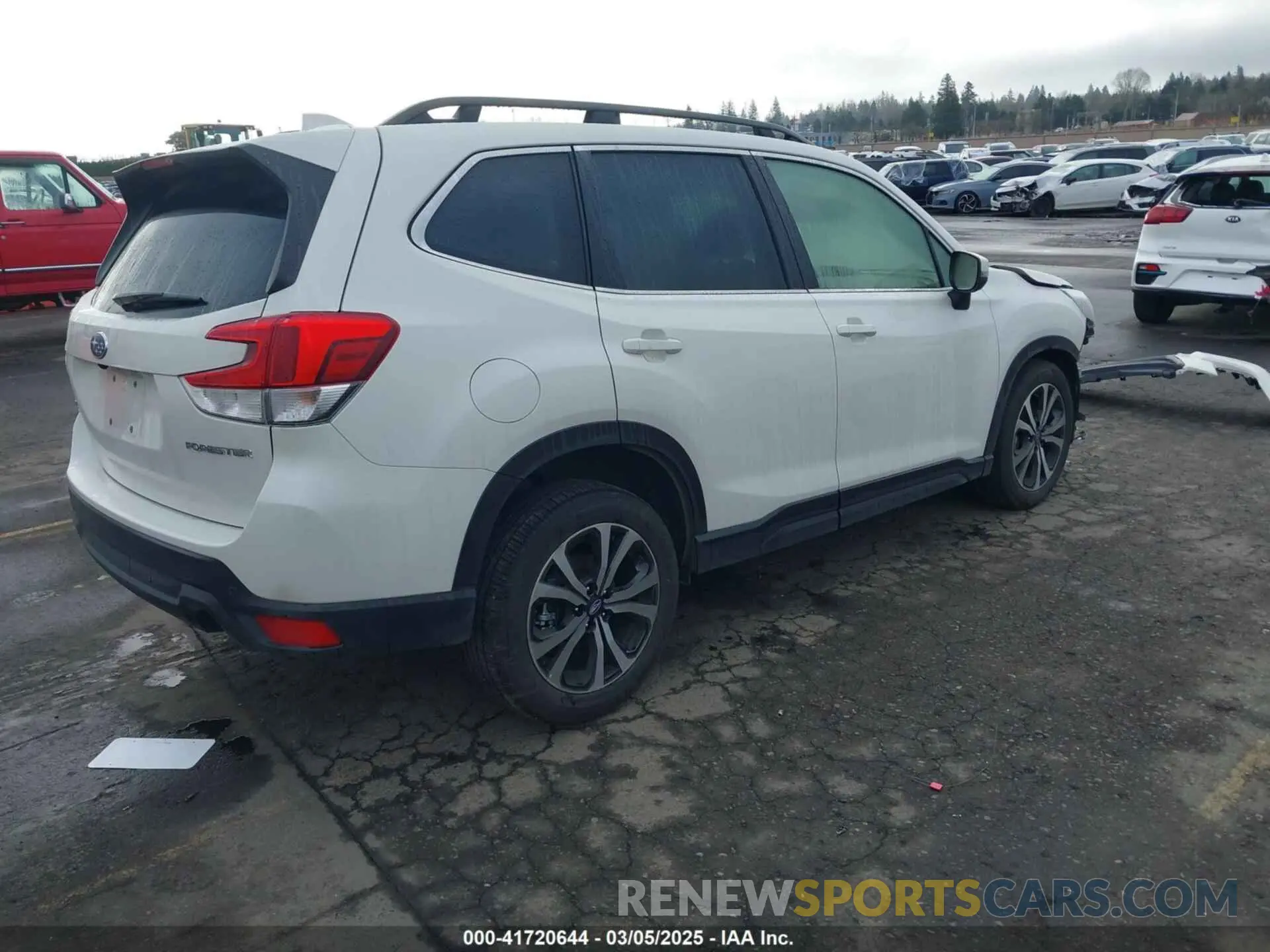 4 fotografías del automóvil dañado JF2SKAPCXPH521216 SUBARU FORESTER 2023