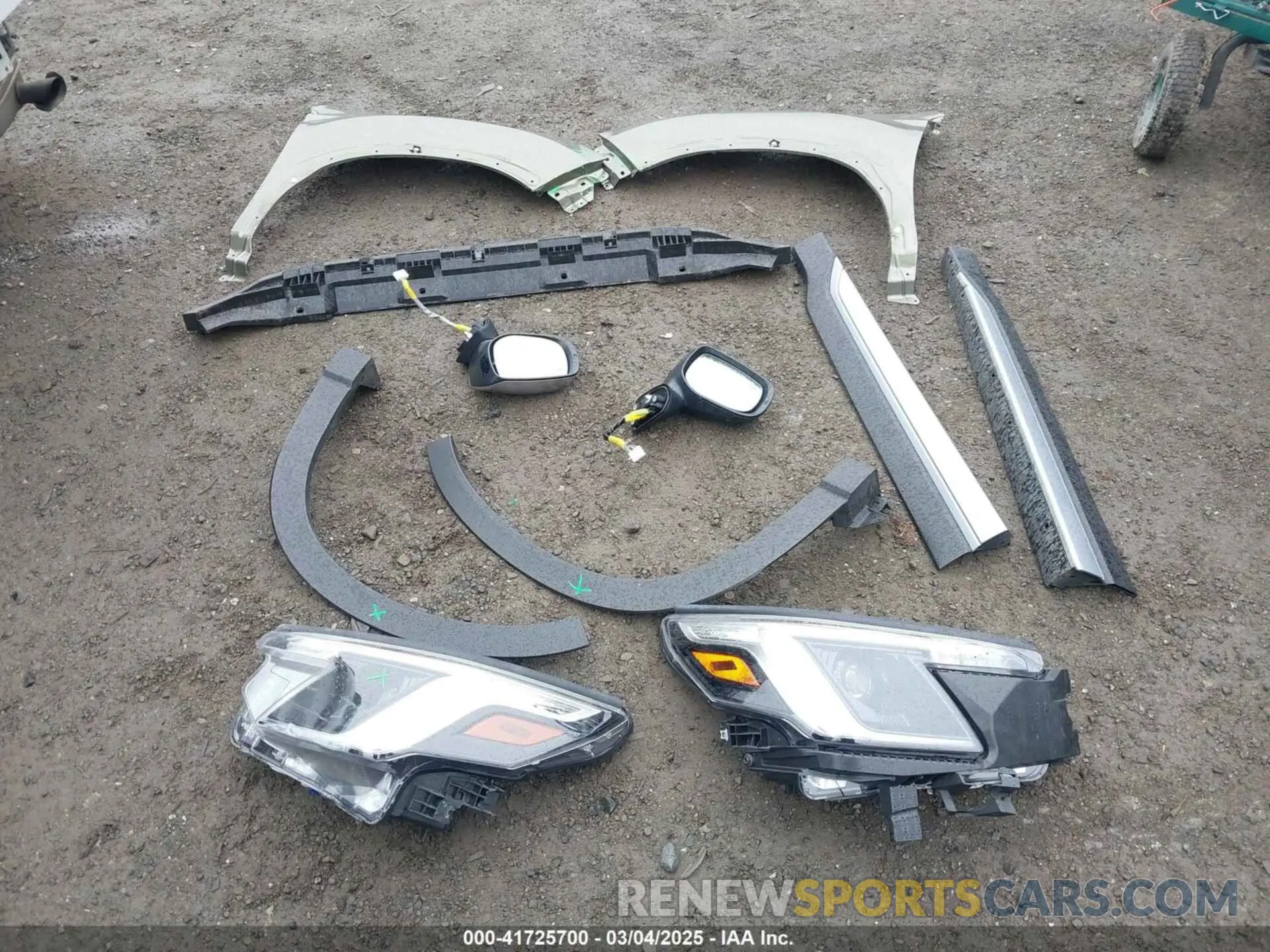 12 fotografías del automóvil dañado JF2SKARC1PH495490 SUBARU FORESTER 2023