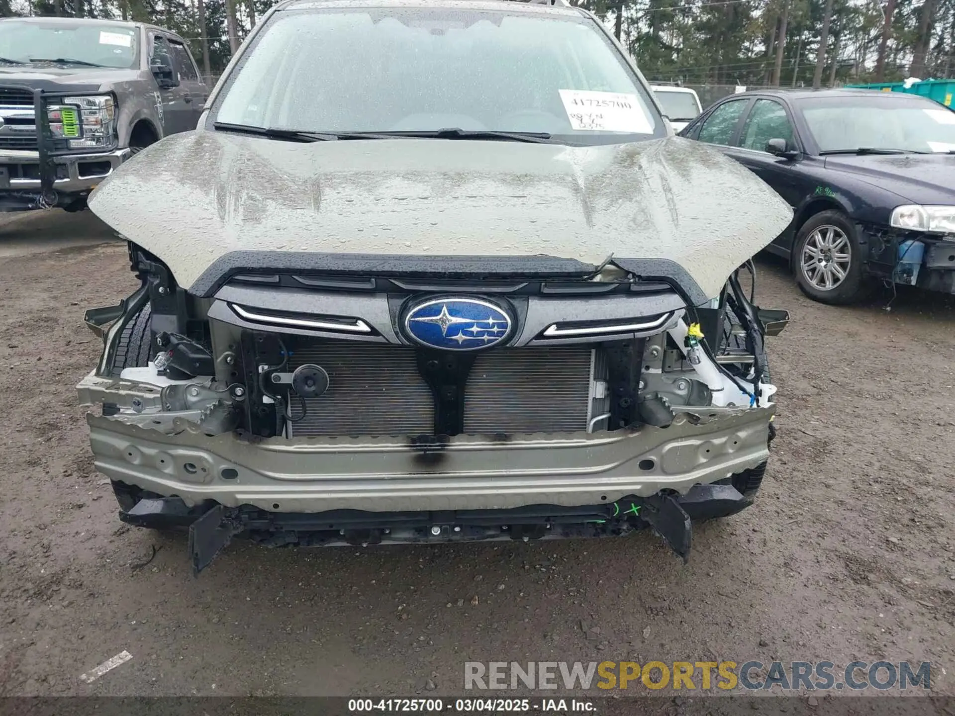 6 fotografías del automóvil dañado JF2SKARC1PH495490 SUBARU FORESTER 2023