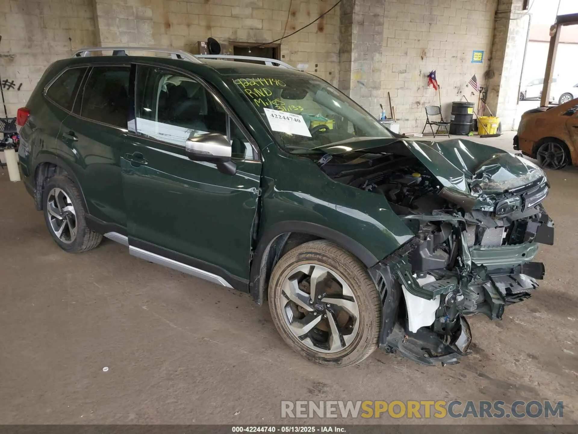 1 fotografías del automóvil dañado JF2SKARC3PH461907 SUBARU FORESTER 2023