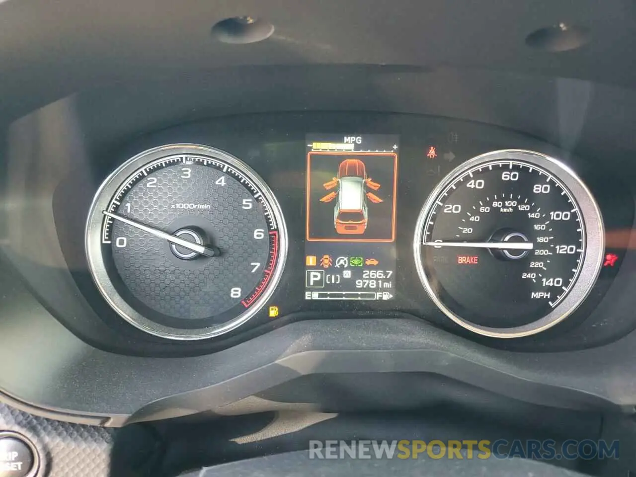 9 fotografías del automóvil dañado JF2SKARC3PH501676 SUBARU FORESTER 2023