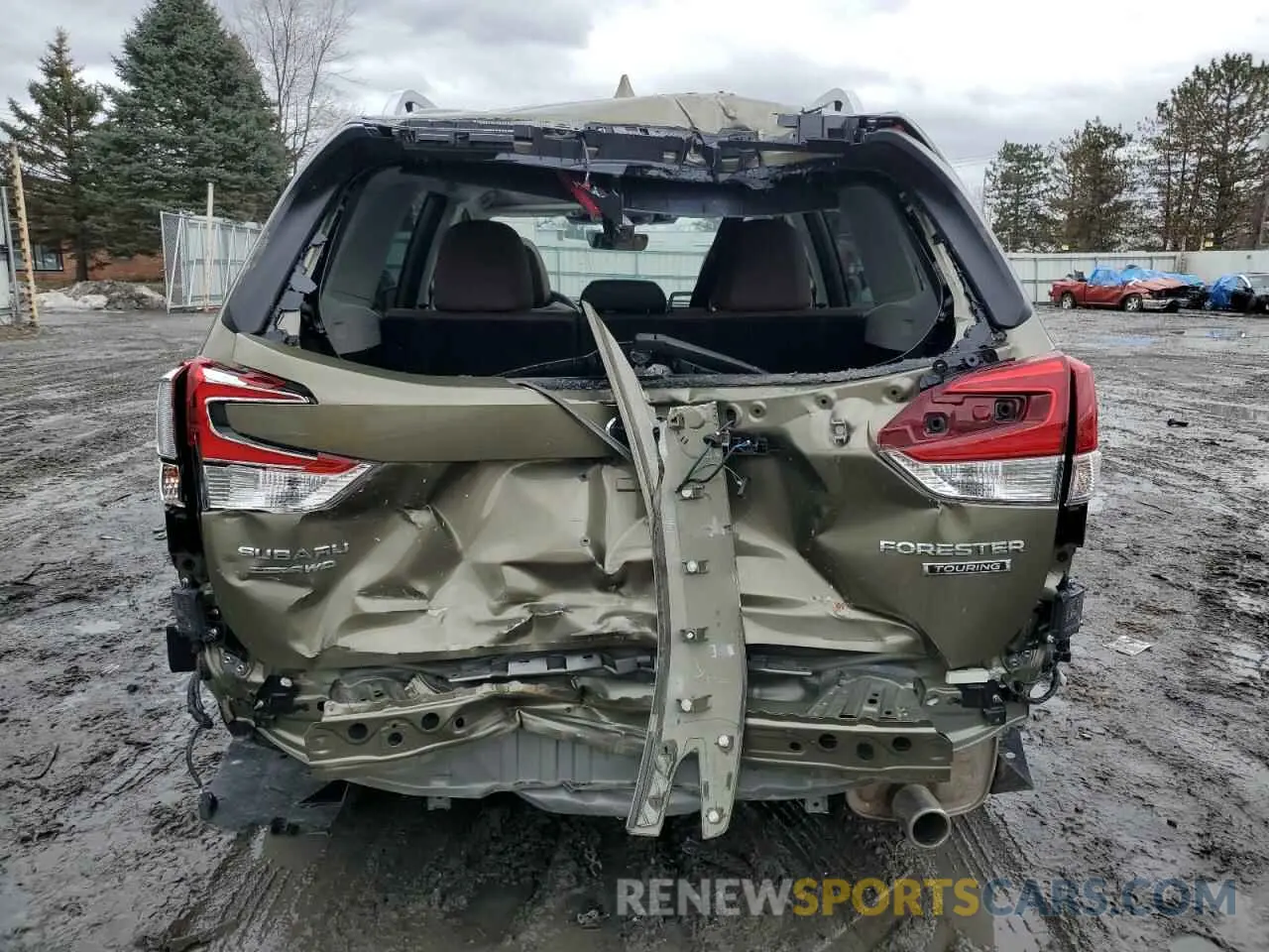 6 fotografías del automóvil dañado JF2SKARC3PH536539 SUBARU FORESTER 2023