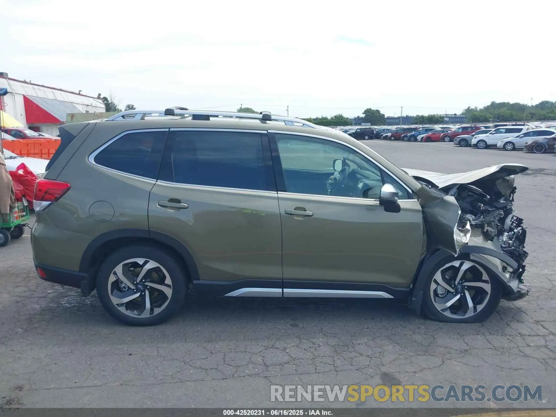 12 fotografías del automóvil dañado JF2SKARC6PH450674 SUBARU FORESTER 2023